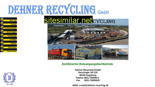 dehner-recycling.de alternative sites