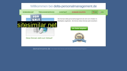 Delta-personalmanagement similar sites