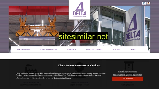 Delta-qualitaetsstahl similar sites