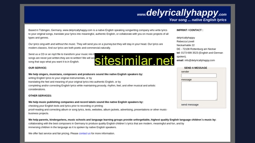 delyricallyhappy.de alternative sites