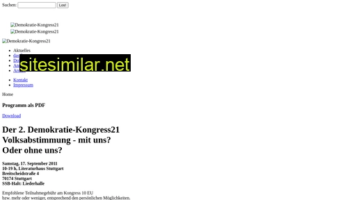 demokratie-kongress21.de alternative sites