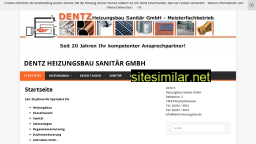 dentz-heizungsbau.de alternative sites