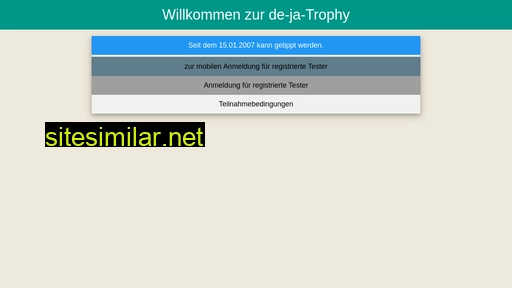 de-ja-trophy.de alternative sites
