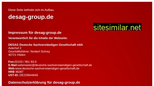 Desag-group similar sites