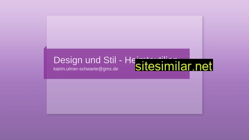 Design-und-stil similar sites