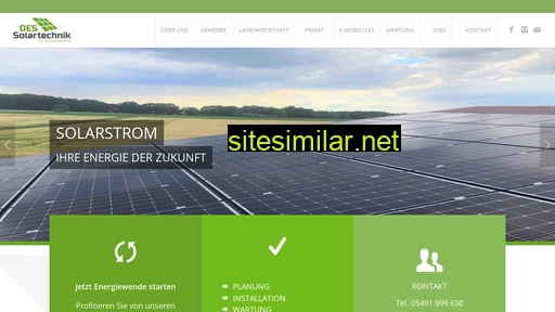 des-solartechnik.de alternative sites