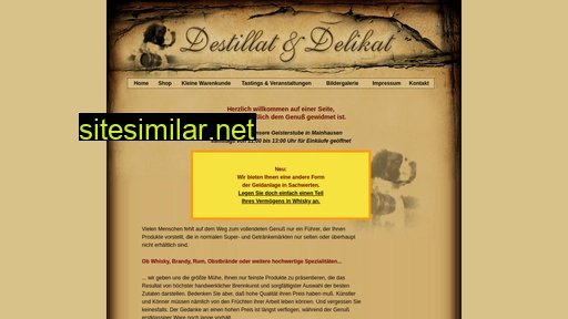 destillat-und-delikat.de alternative sites