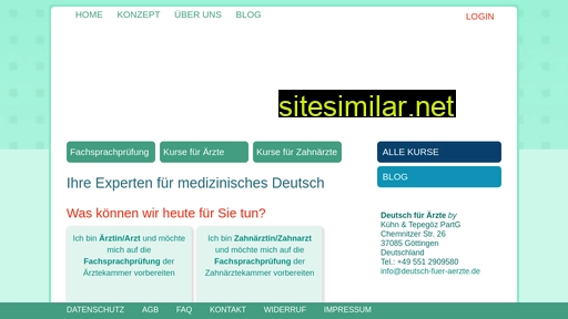 deutsch-fuer-aerzte.de alternative sites