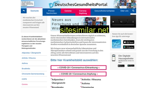 Deutschesgesundheitsportal similar sites