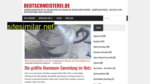 deutschmeisterei.de alternative sites