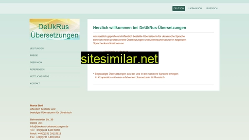 Deukrus-uebersetzungen similar sites