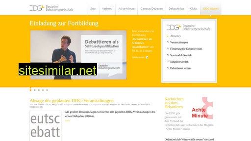 Deutsche-debattiergesellschaft similar sites