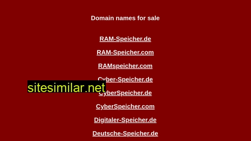 deutsche-speicher.de alternative sites