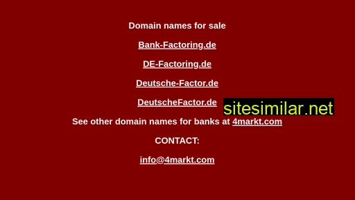 deutschefactor.de alternative sites