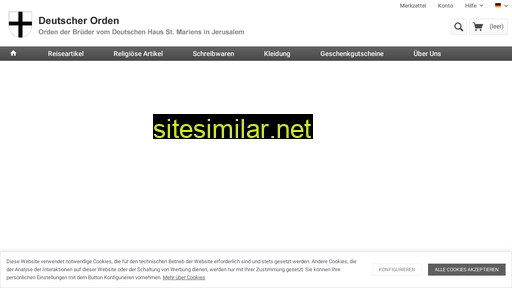 deutscher-orden-shop.de alternative sites
