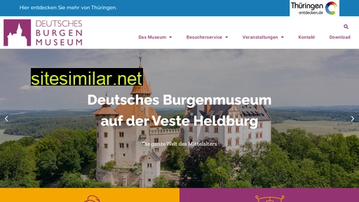 deutschesburgenmuseum.de alternative sites
