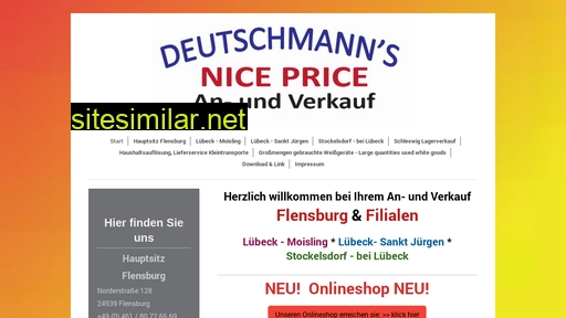 deutschmanns-nice-price-flensburg.de alternative sites