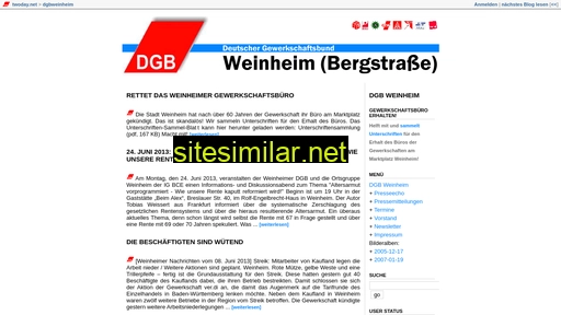dgb-weinheim.de alternative sites