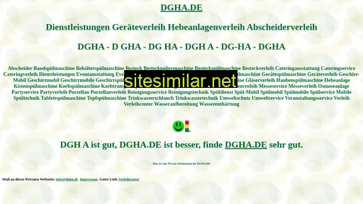 dgha.de alternative sites