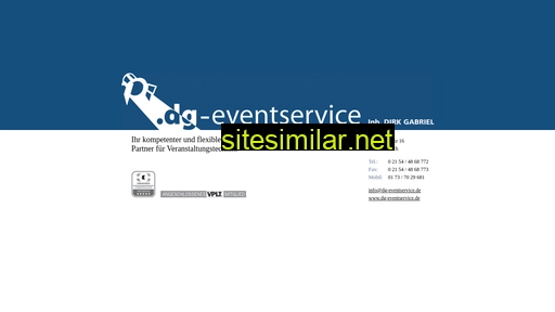 dg-eventservice.de alternative sites