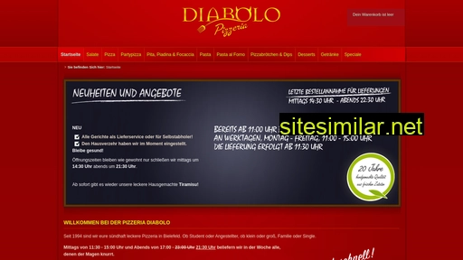 diabolo-pizzeria.de alternative sites