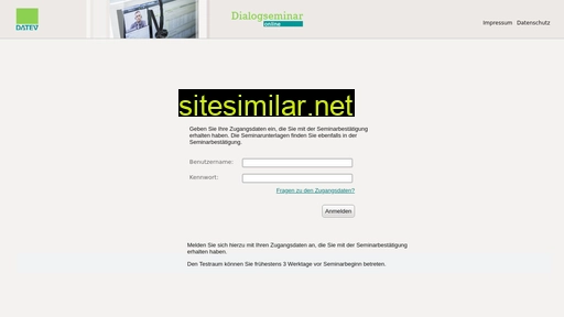 dialogseminar-online.datev.de alternative sites