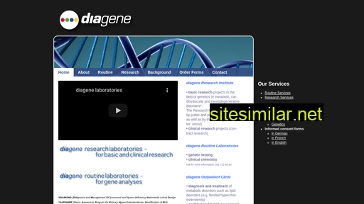 Diagene similar sites