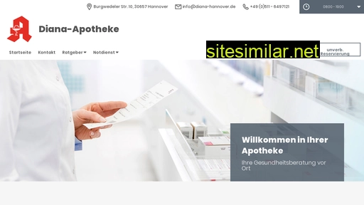 diana-apotheke-hannover.de alternative sites