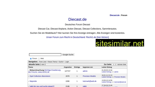 diecast.de alternative sites