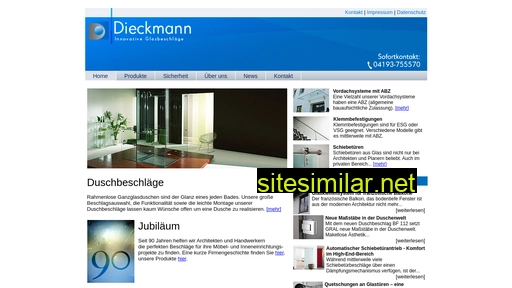 dieckmann-glasbeschlaege.de alternative sites
