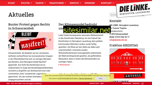dielinke-khl.de alternative sites
