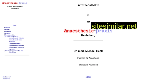 die-anaesthesie-praxis.de alternative sites