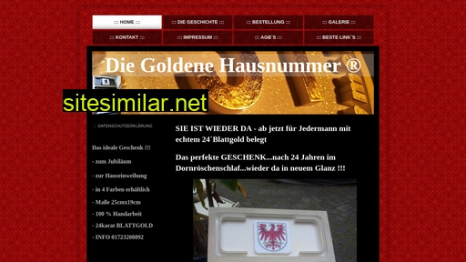 Die-goldene-hausnummer similar sites