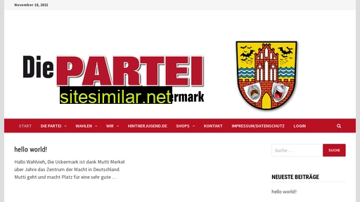 Die-partei-uckermark similar sites