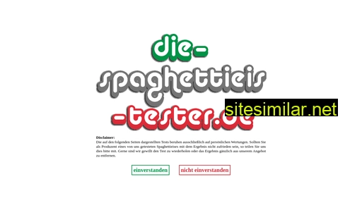 die-spaghettieis-tester.de alternative sites