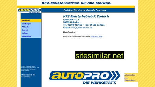 dietrich-kfz.de alternative sites