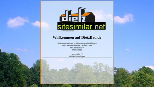 dietzbau.de alternative sites