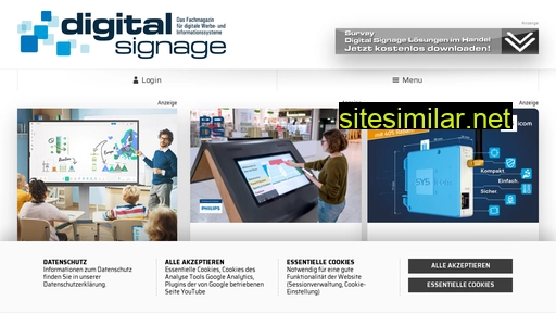 digital-signage-magazin.de alternative sites