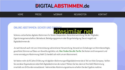 digitalabstimmen.de alternative sites