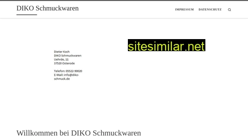 diko-schmuck.de alternative sites