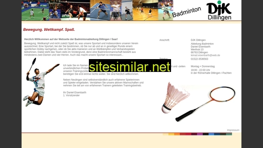 dillingen-badminton.de alternative sites