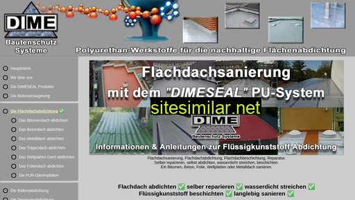 dime-flachdachbeschichtung.de alternative sites