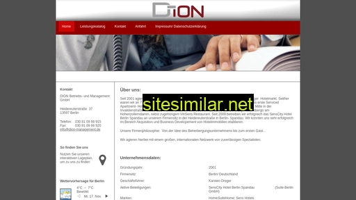dion-management.de alternative sites