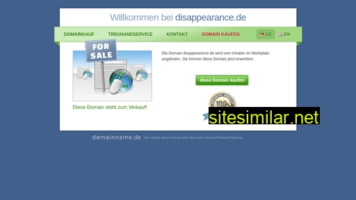 Disappearance similar sites