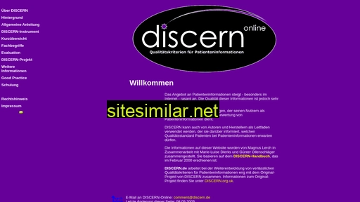 discern.de alternative sites