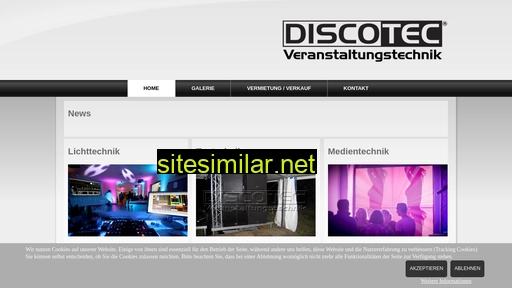 discotec-veranstaltungstechnik.de alternative sites