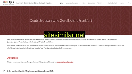 djg-frankfurt.de alternative sites