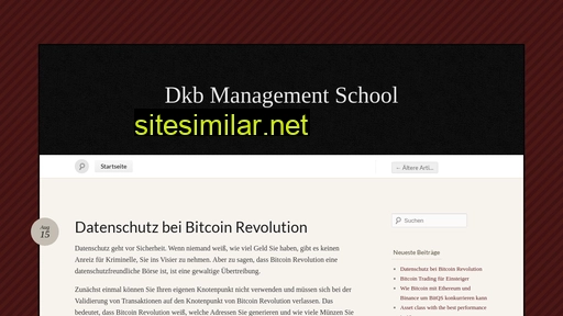 dkb-management-school.de alternative sites