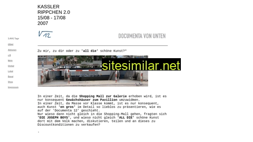 documenta-von-unten.de alternative sites