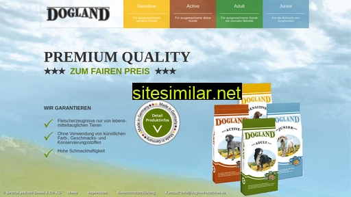 Dogland-nutrition similar sites